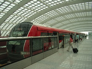 Beijing airport subway