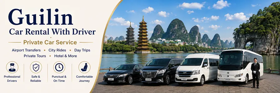 Guilin Car Rental With Driver