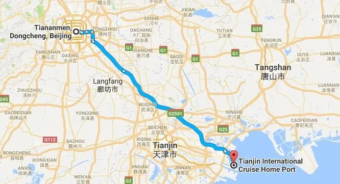 transportation between tianjin and beijing