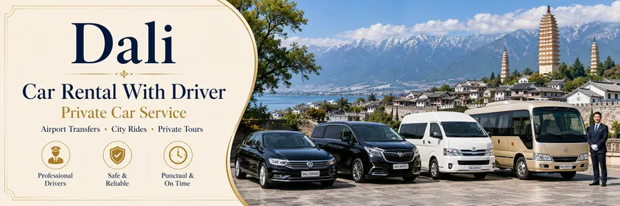 Dali Car Rental With Driver