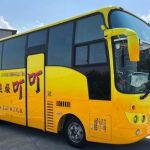 Taipei 20 seats bus outside