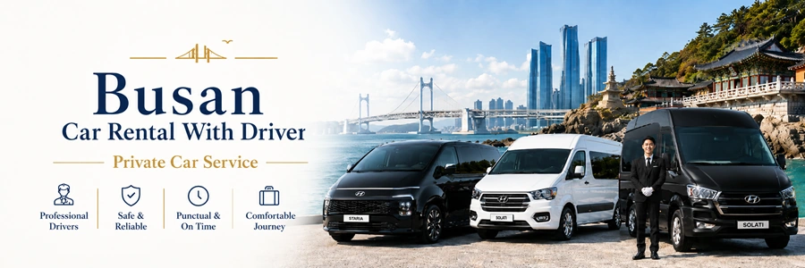 Busan Car Rental With Driver