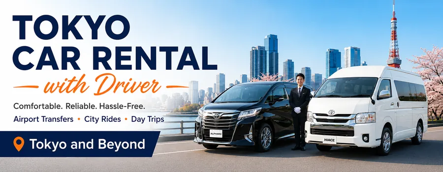 Tokyo car rental with driver