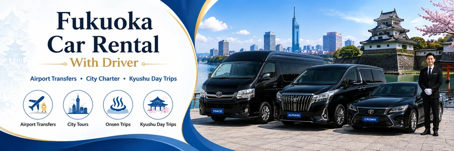 Fukuoka car rental with driver