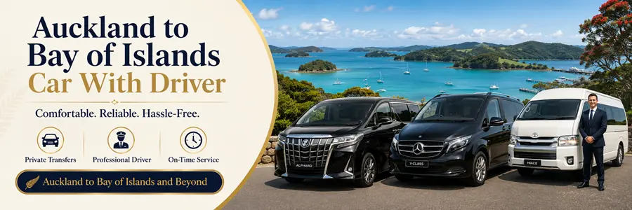 Auckland to Bay of Islands Car With Driver