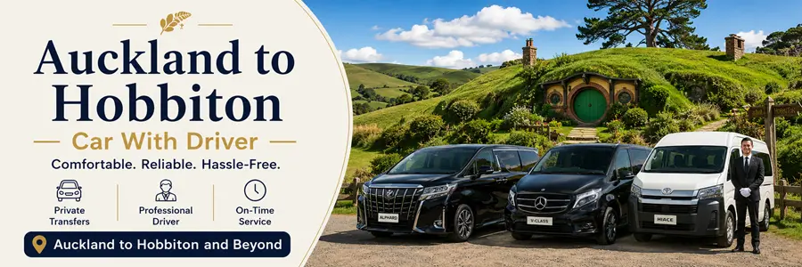 Auckland to Hobbiton Car With Driver