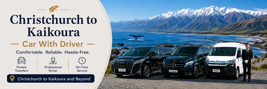 Christchurch to Kaikoura Car With Driver
