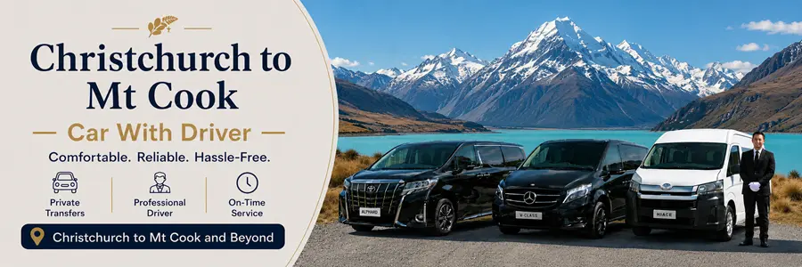 Christchurch to Mt Cook Car With Driver