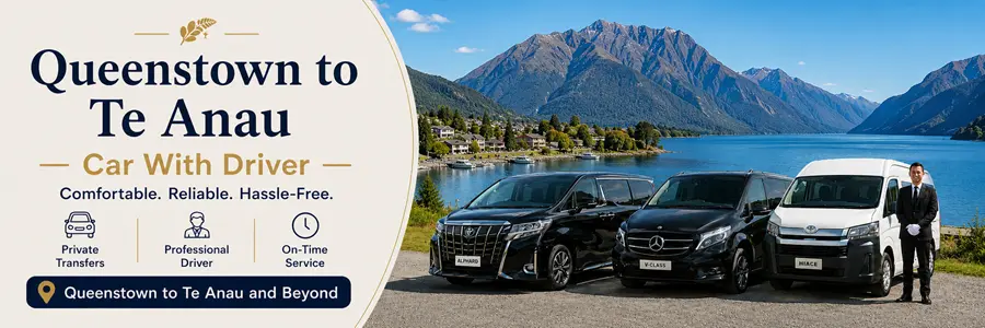 Queenstown to Te Anau Car With Driver