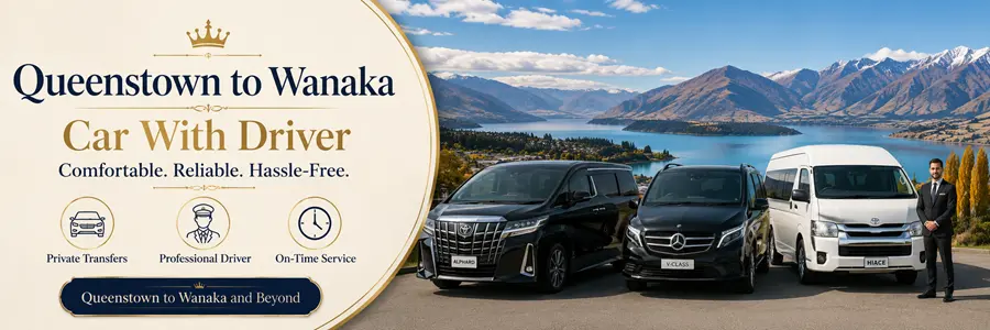 Queenstown to Wanaka Car With Driver