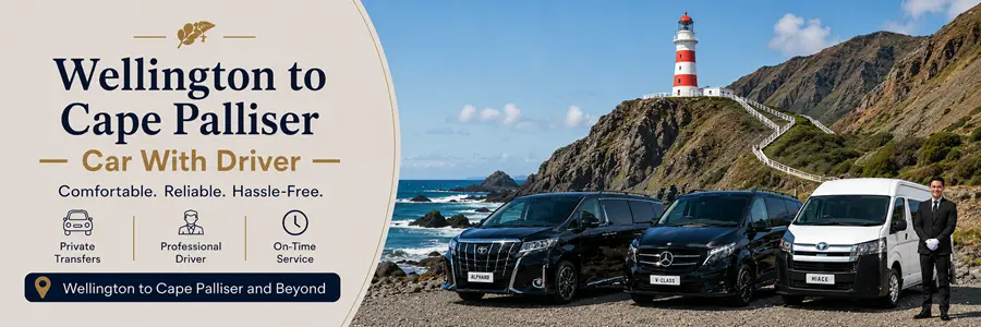 Wellington to Cape Palliser Car With Driver