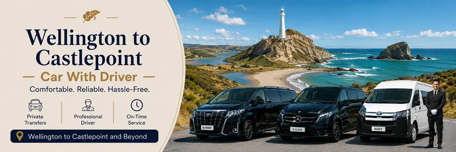 Wellington to Castlepoint Car With Driver