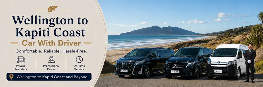 Wellington to Kapiti Coast Car With Driver