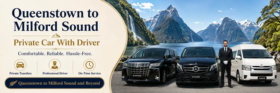 Queenstown to Milford Sound Car With Driver